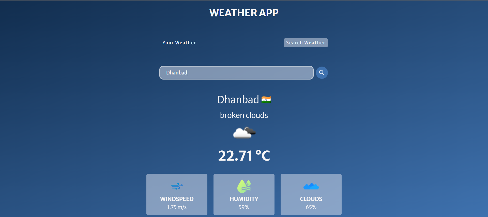 Weather Web